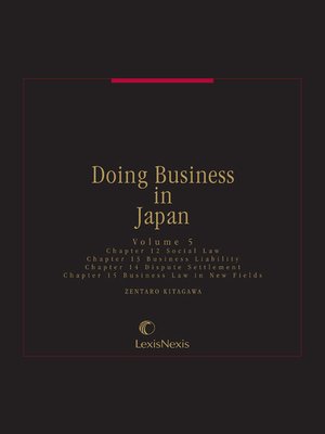 cover image of Doing Business in Japan